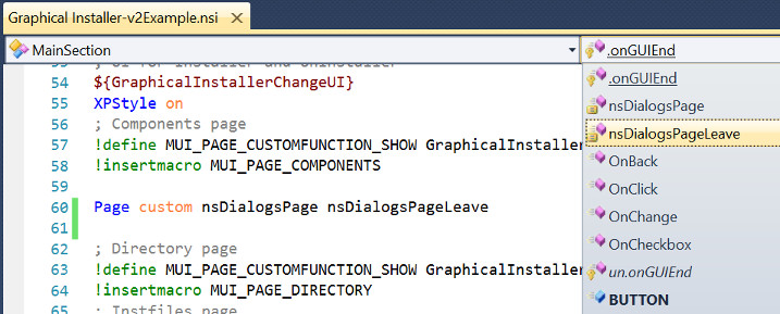 Custom Page creator and leave functions